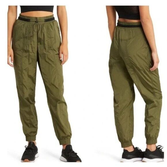 Zella Pants - Zella Lightweight Jogger Pant Size Medium Women's Zip Pockets Green